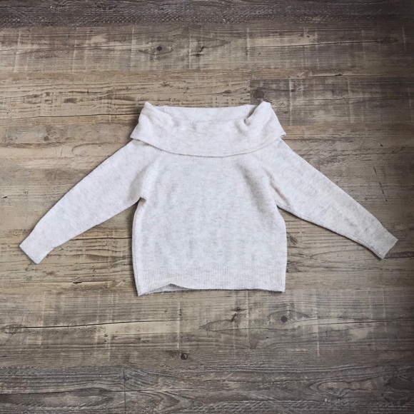 Off The Shoulder Knit Sweater - Picture 1 of 4